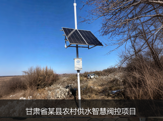 甘肅某縣農村供水管網智慧閥控項目案例